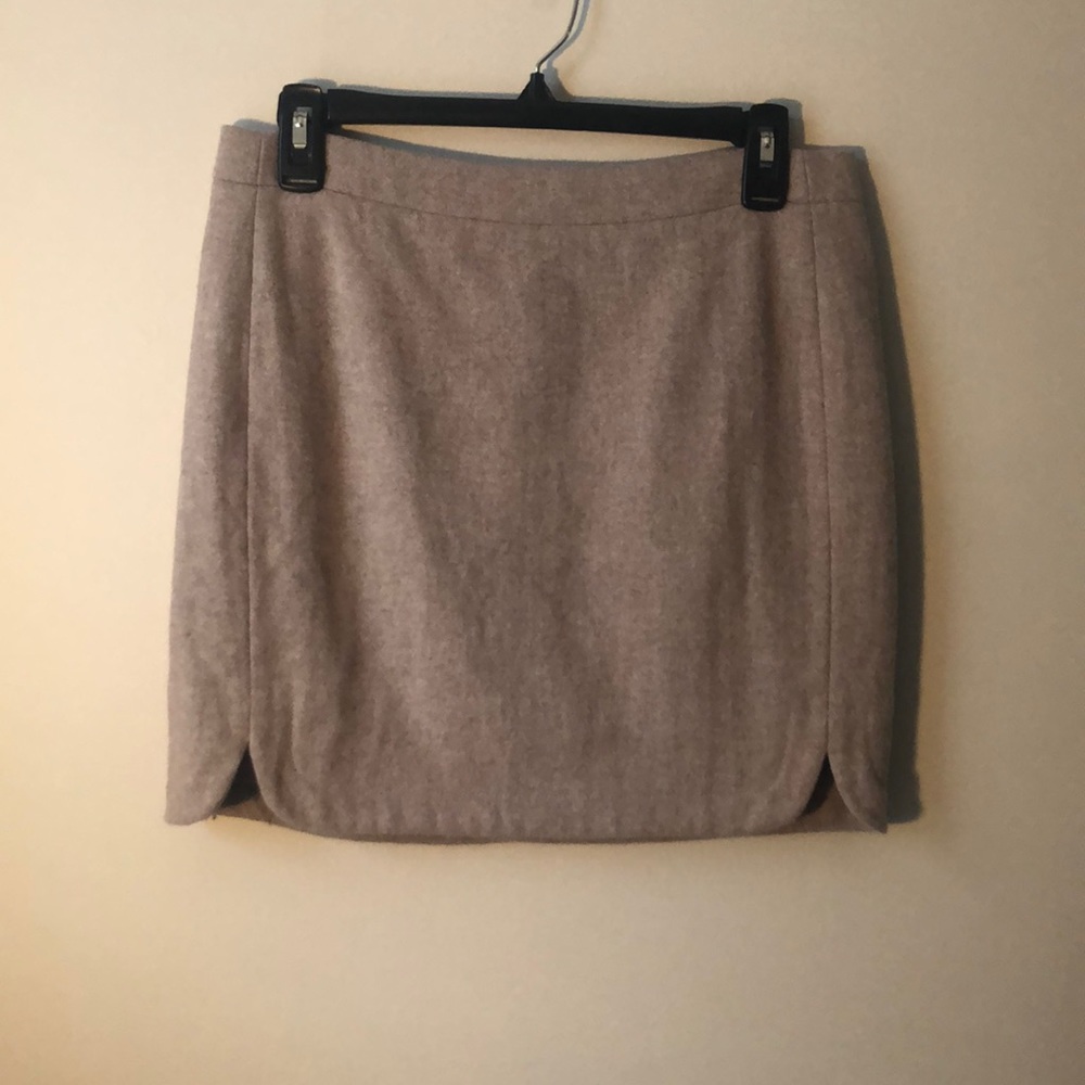 J Crew Wool Mini Skirt Size 4